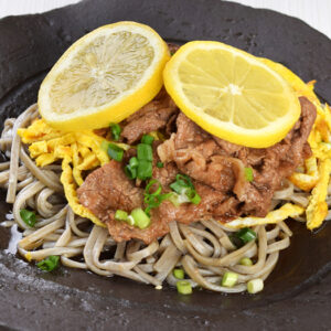 レモン肉そば