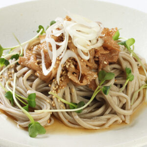 ひんやり肉そば